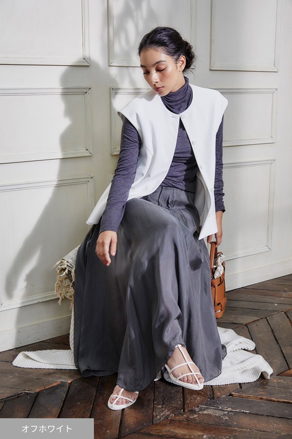 【再販】2025SS_ジョーゼットストレッチジレ