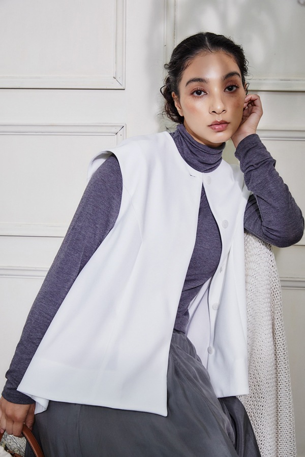 【再販】2025SS_ジョーゼットストレッチジレ