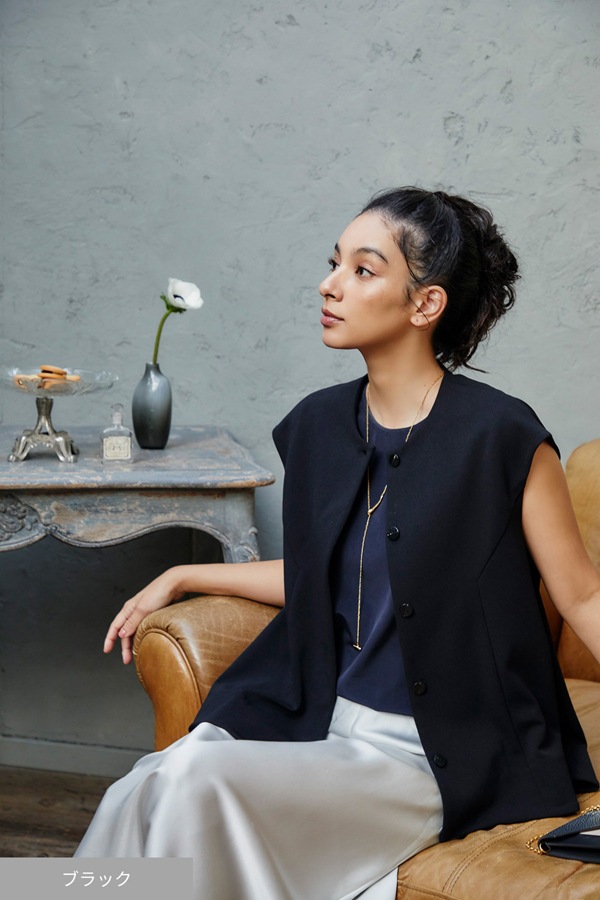 【再販】2025SS_ジョーゼットストレッチジレ