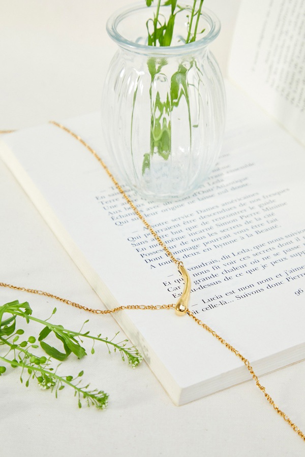 【再販】2025SS_ステンレスラリエットネックレス（金属アレルギー対応）