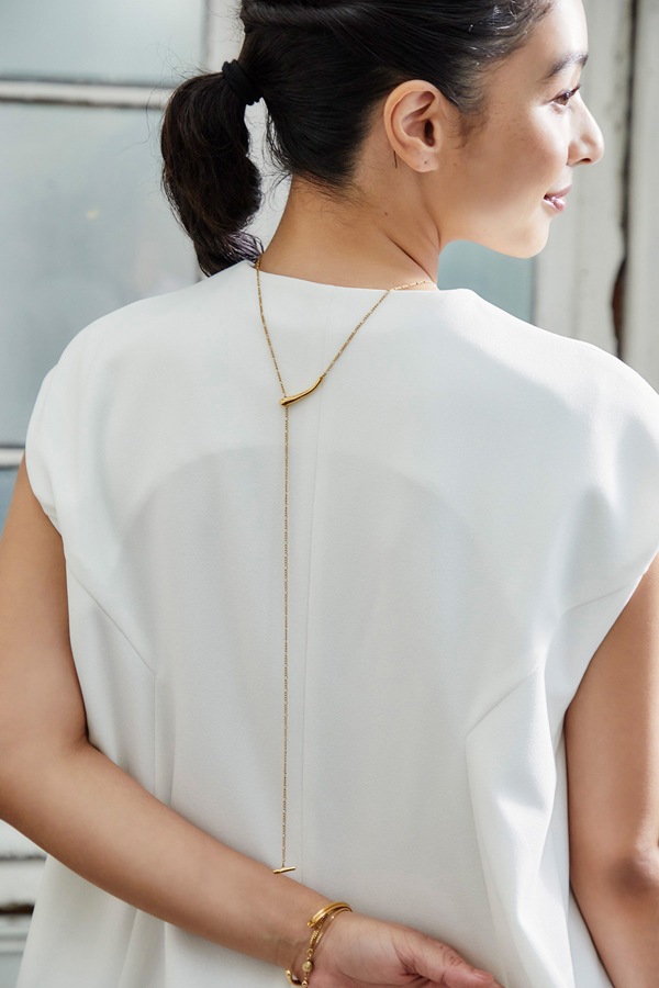 【再販】2025SS_ステンレスラリエットネックレス（金属アレルギー対応）