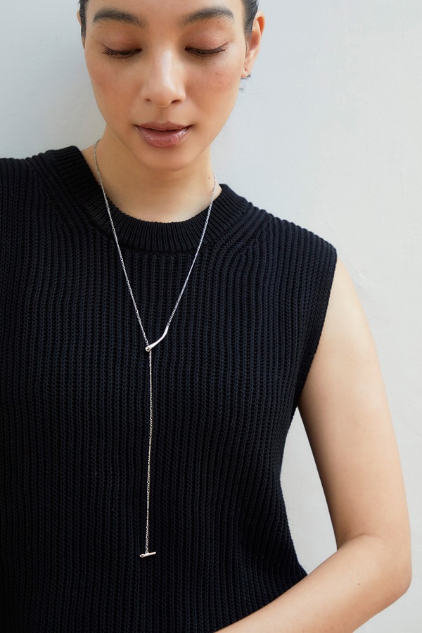 【再販】2025SS_ステンレスラリエットネックレス（金属アレルギー対応）