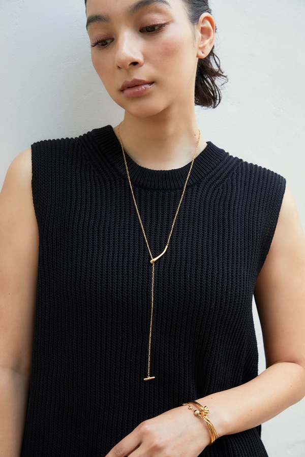 【再販】2025SS_ステンレスラリエットネックレス（金属アレルギー対応）