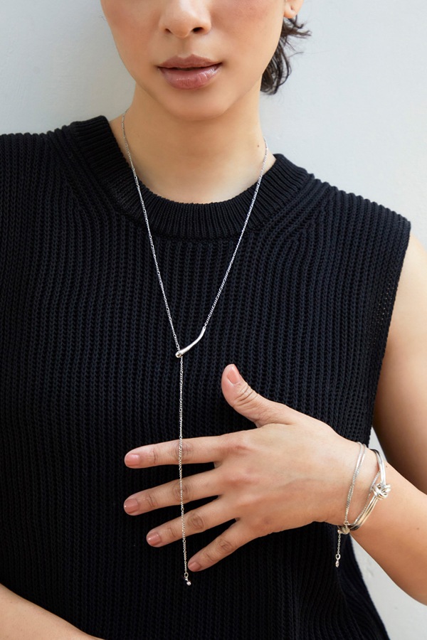 【再販】2025SS_ステンレスラリエットネックレス（金属アレルギー対応）