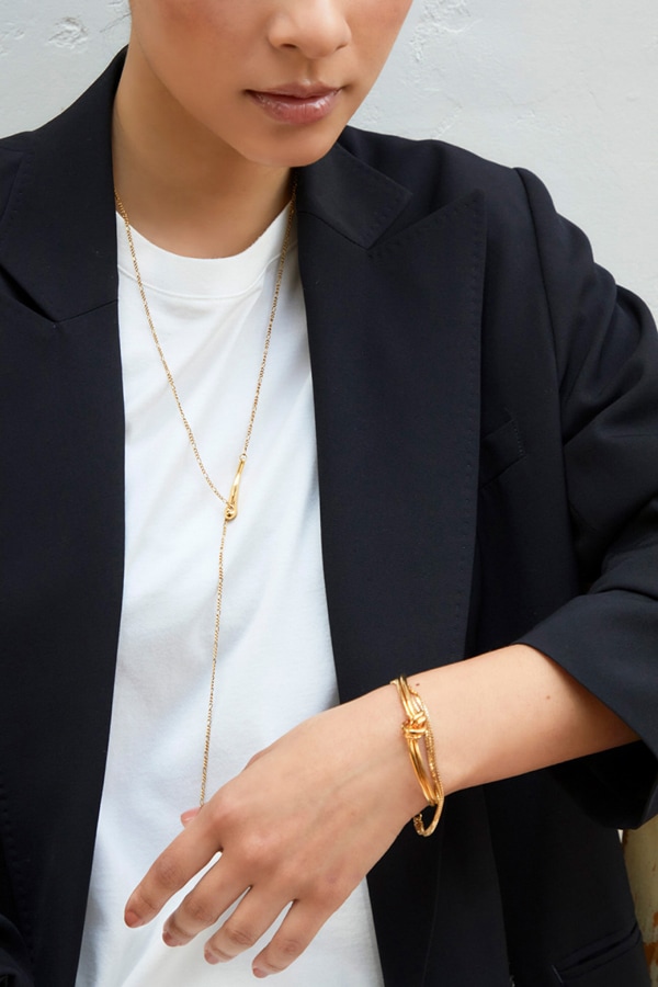 【再販】2025SS_ステンレスラリエットネックレス（金属アレルギー対応）