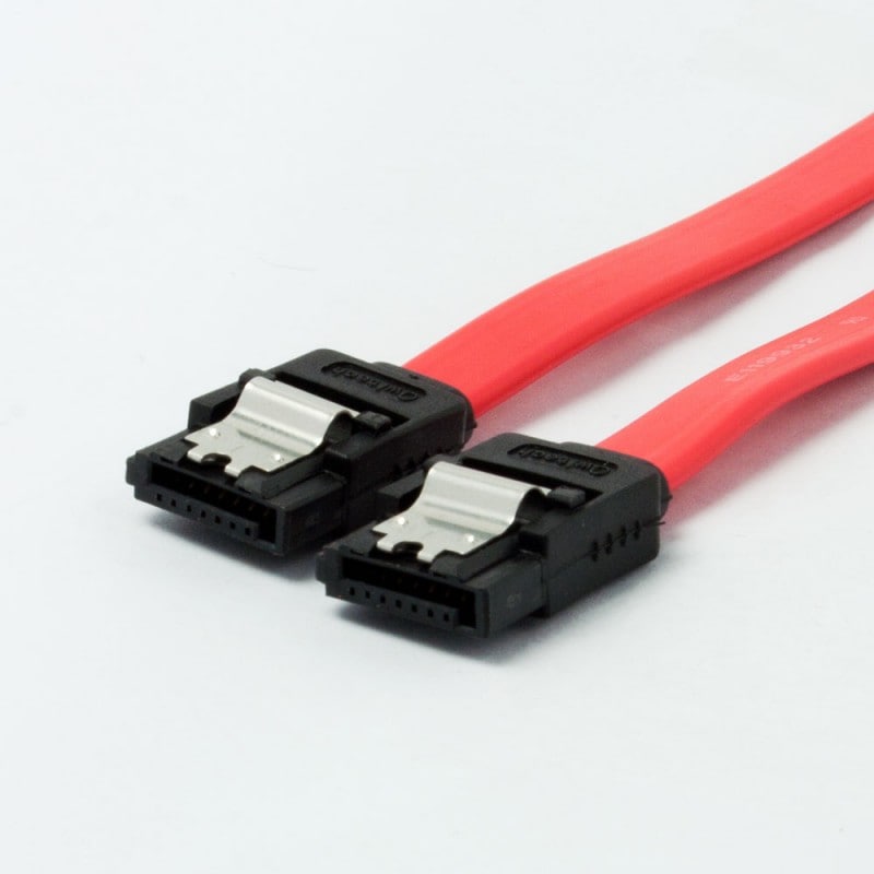 SATAケーブル ストレート 20cm(OWL-CBSATSS20-RD)