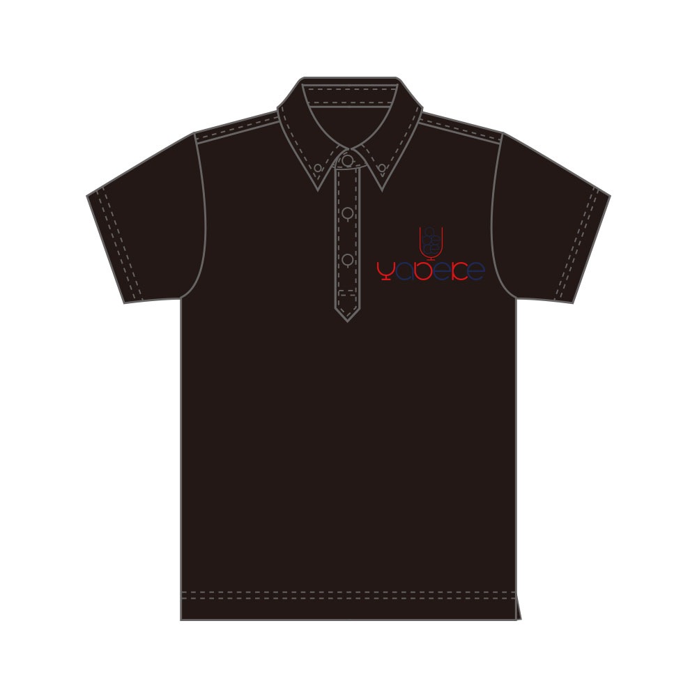 受注生産 ご注文から2週間前後で発送予定 ポロシャツ Yabekeモデル ブラック Le Ybk 23 オリジナルグッズ Yabekeグッズ Tシャツ ポロシャツ パーカー オウルテックダイレクト本店