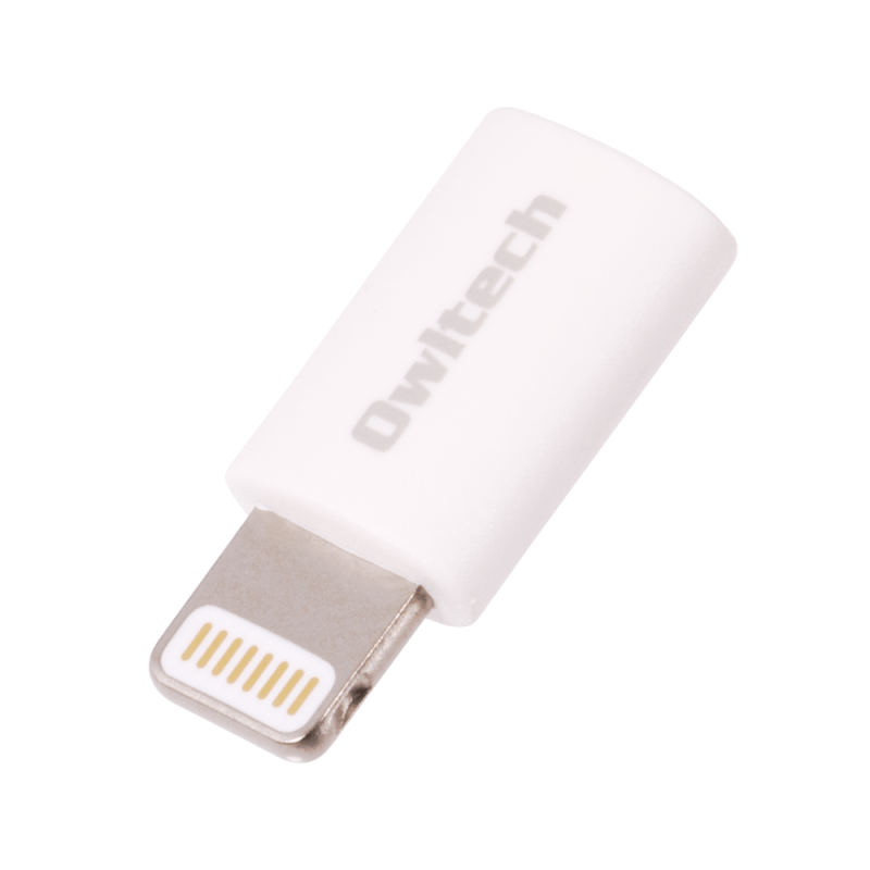 microUSBをLightningに変換できるアダプター (SE-ADLMF-WH)