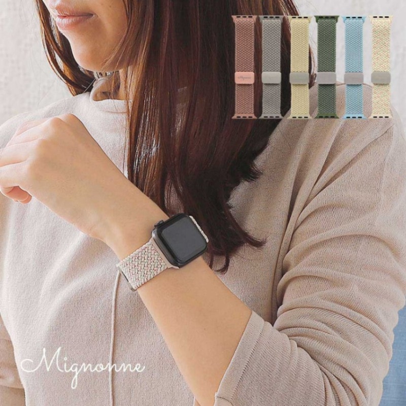 Apple Watch (384041mm) ˥奢󥹥顼 ޥͥƥå롼 Mignonne(ߥ˥) (OWL-MINAWBS04)