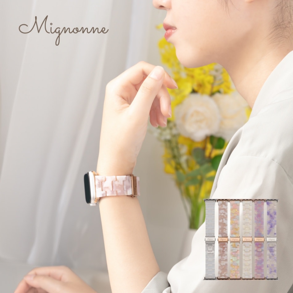 Apple Watch (38／40／41／42mm)用 キャンディレジンストラップ