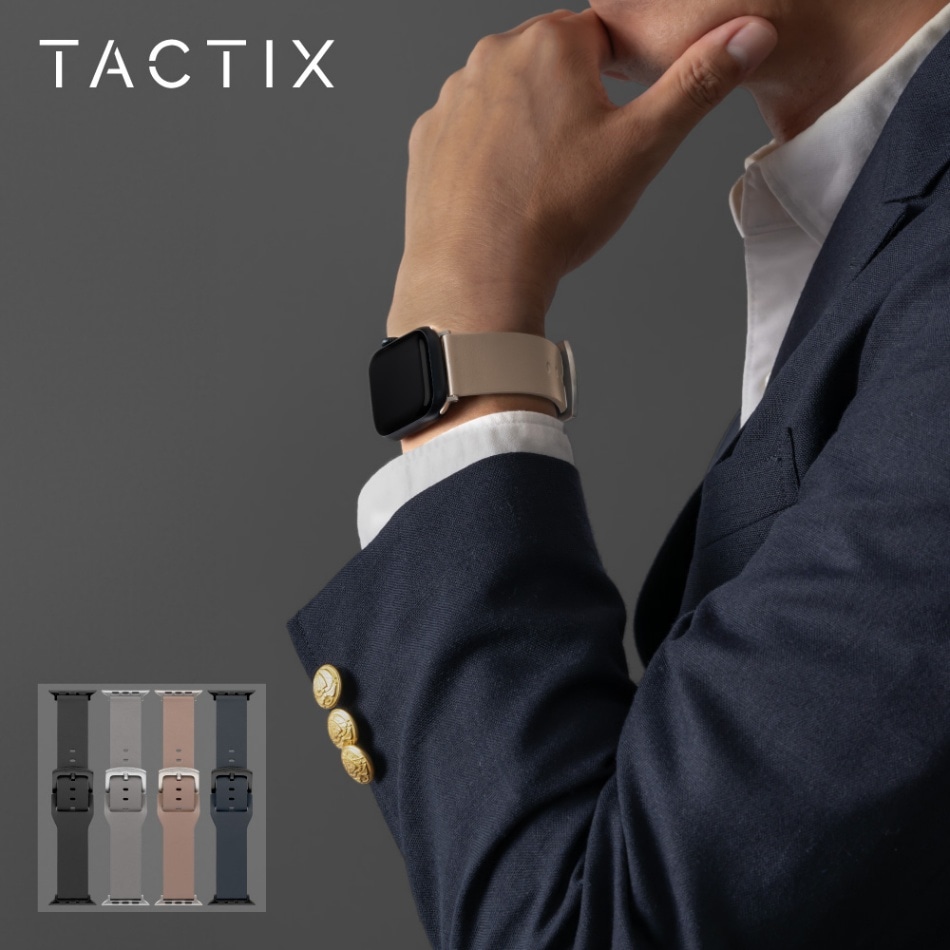 Apple Watch (38／40／41／42mm)用 ジェニュインレザーループ TACTIX