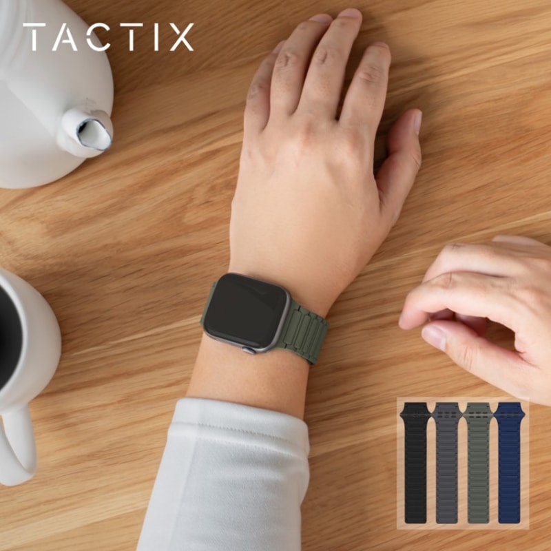 Apple Watch4244454649mm ϥѡޥͥƥåꥳХ TACTIXʥȥʥ (OWL-AWBLTAC07)