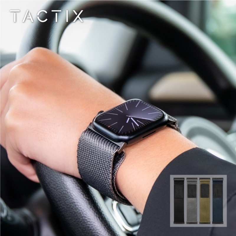 Apple Watch4244454649mm ե磻ɥ롼 TACTIXʥȥʥ (OWL-AWBLTAC08)