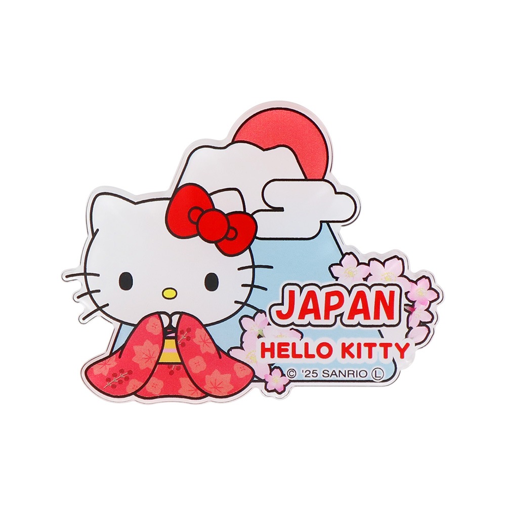 SANRIO CHARACTERS 富士山と着物アクリルマグネット | サンリオ