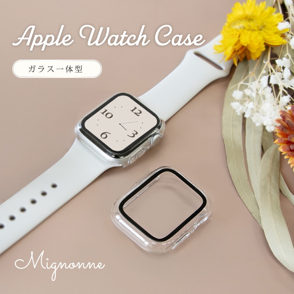 Apple Watch��40��41mm���� �����ݸ�饹���η������� Mignonne�ʥߥ˥��� ���ꥢ���顼 ��OWL-AWCVMIN��