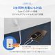 USB Type-C�����֥���° ����PD45W���� GaN���� USB Type-C��2 AC���Ŵ� OWL-AC4501-C15-WH