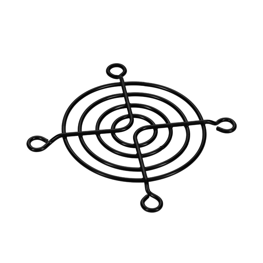 ケースファン用 金属製 ファンガード ブラック 2個セット 6cm(OWL-FANGUARD06-2P)