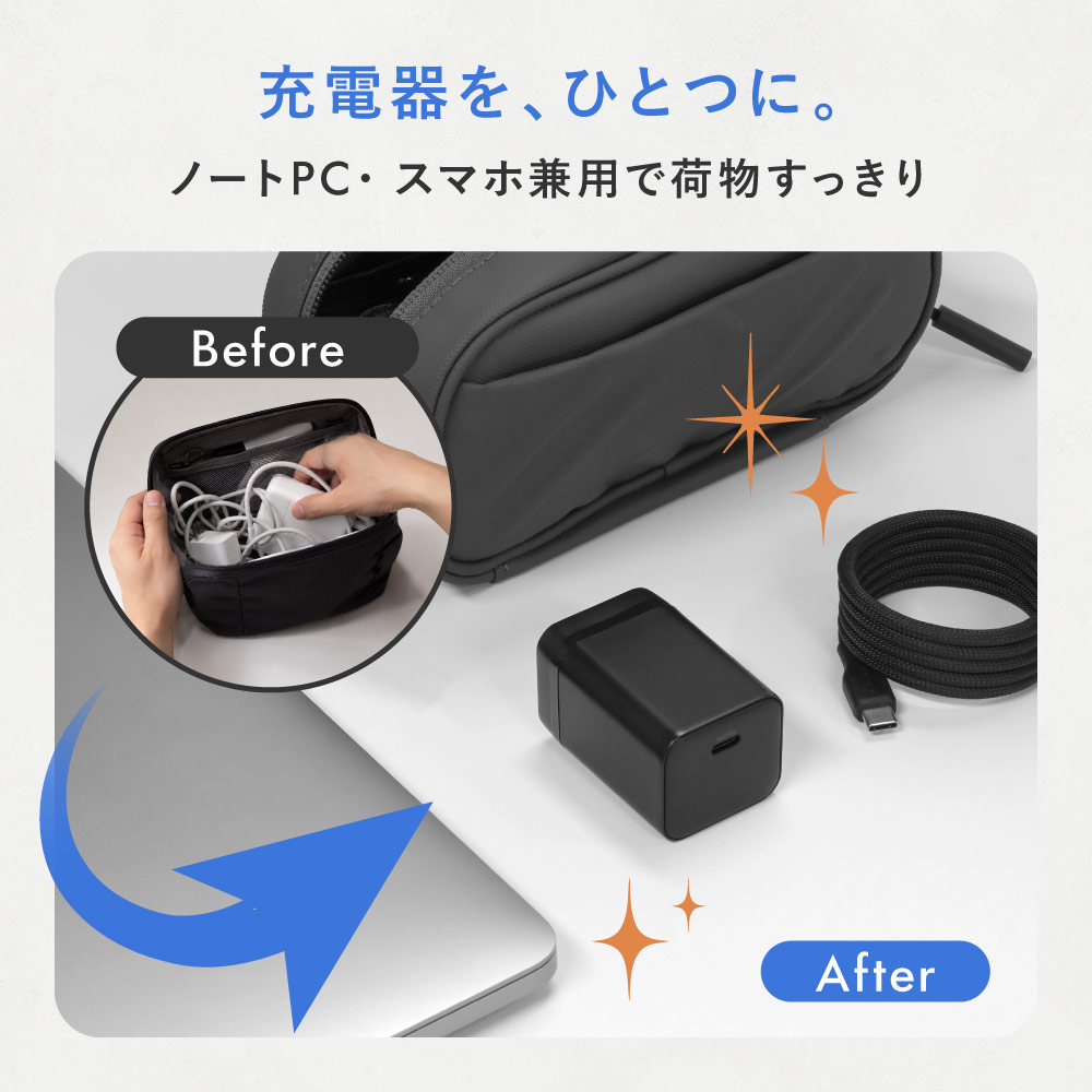 ����PD65W���� GaN���� USB Type-C��1 AC���Ŵ� OWL-AC6502���꡼��