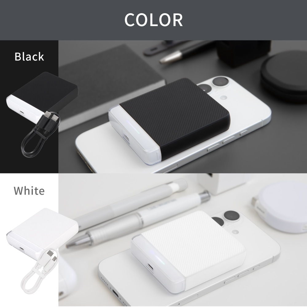 ����ϩ�����5000mAh PD20W�����б� USB Type-C������ �ޥ��ͥåȼ��磻��쥹�����б� ��Х���Хåƥ꡼ OEC-LPB5023MG