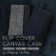 iPhone 14 Pro ե֥åǺPU쥶ĤˤäǥĢ FLIP COVER (OWL-CVIE6103P)