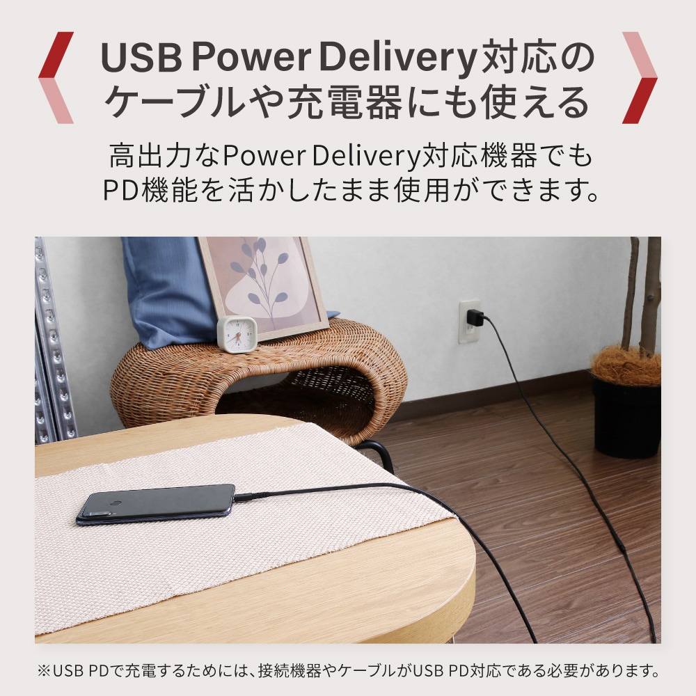 急速充電/高速データ通信 対応 USB Type-C to Type-C 延長ケーブル 1m (OWL-CBCMCF10)【まとめ買い対象】