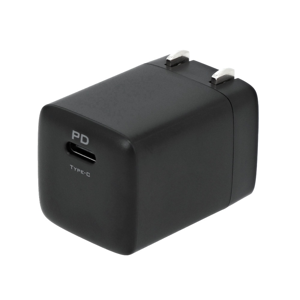 USB Type-C × 1ポート AC充電器 窒化ガリウム採用(OWL-APD20C1G)