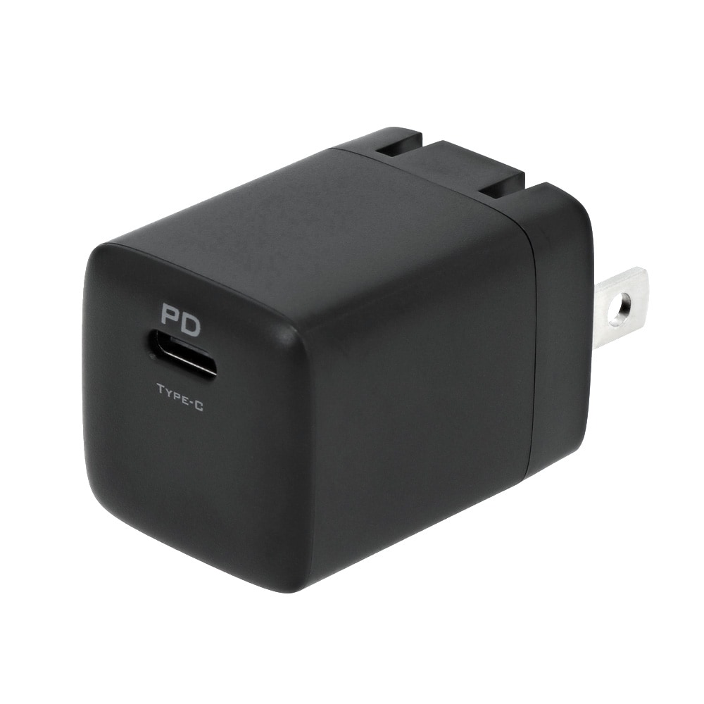 USB Type-C × 1ポート AC充電器 窒化ガリウム採用(OWL-APD20C1G)