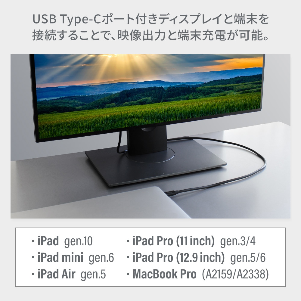 USB PD Extended Power Range対応 最大40Gbps PD240W(48V/5A) USB TypeC to USB
