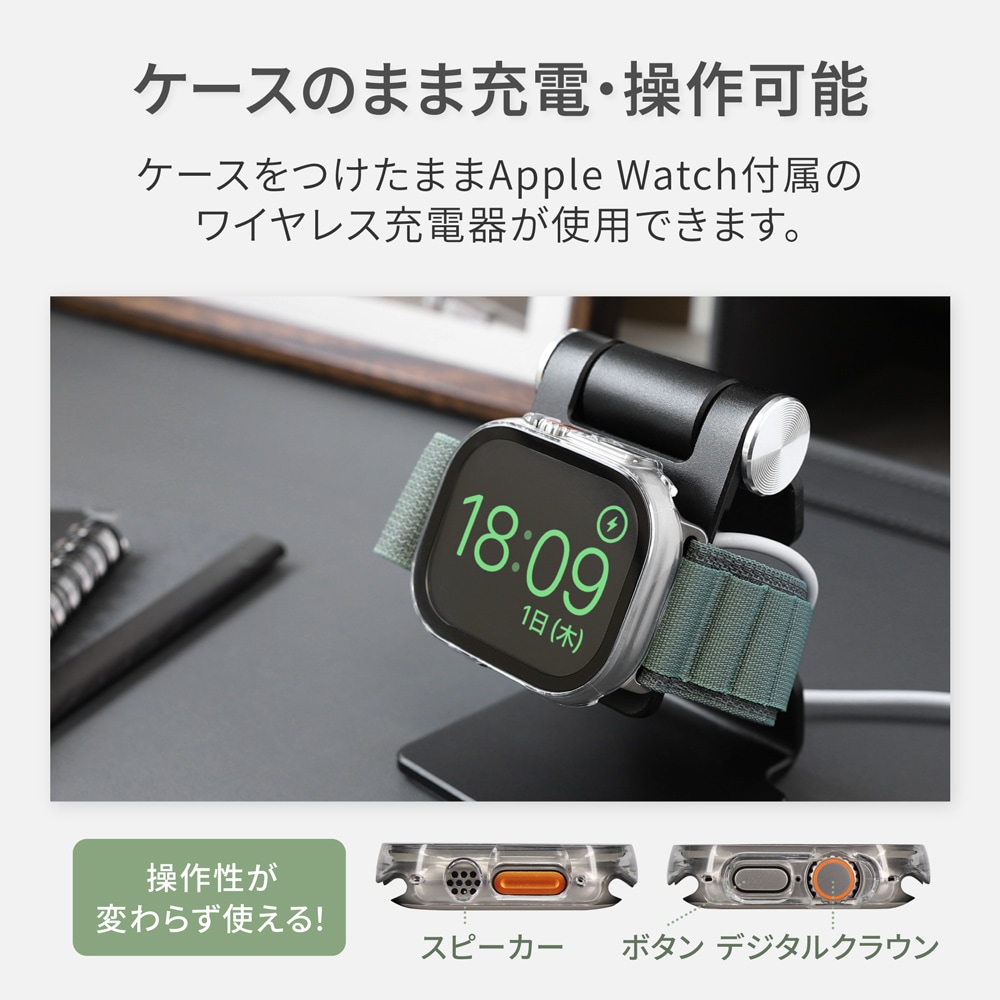 ڥȥåȡApple Watch Series  饹եη ݸ 49mm (OWL-AWBCV0549)