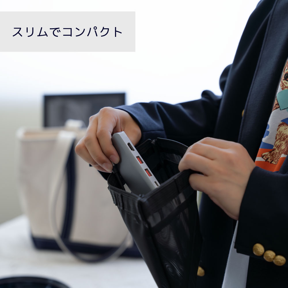 USB 10Gbps対応 HDMI/LAN/USB Type-A×2/USB Type-C 5 in 1 USB Type-Cマルチポートアダプタ (OWL-DSU31A2HLC)