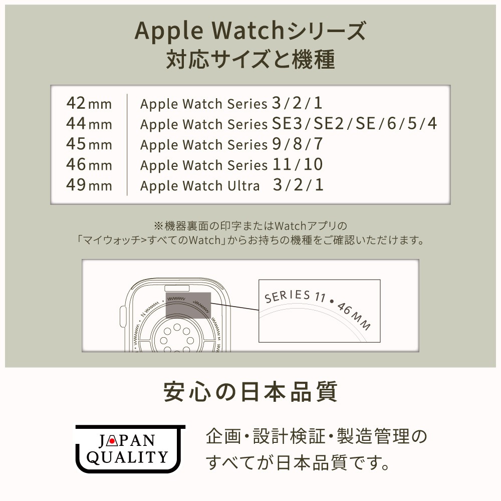 Apple Watch (42／44／45／49mm)用 マリーンナショナルストラップ