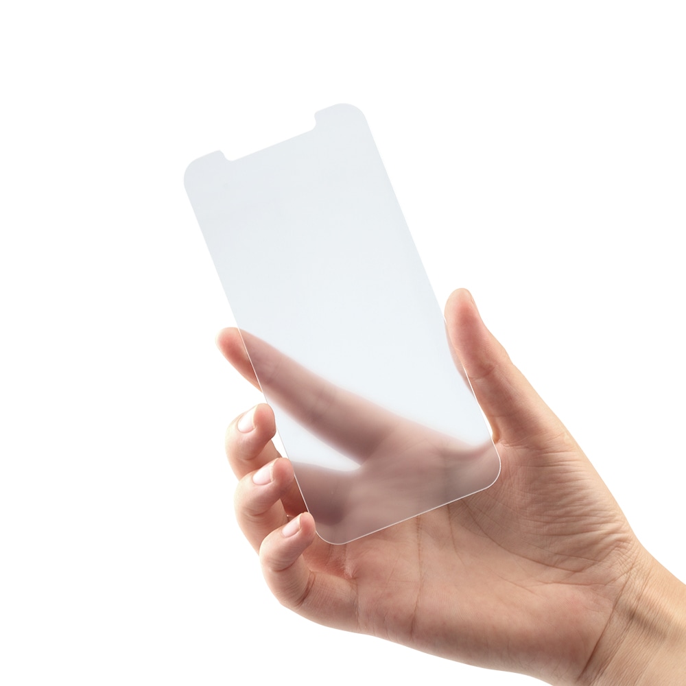 iPhone 12 mini (5.4インチ) 用 貼りミスゼロ かんたん3ステップ貼り付けキット付き 画面保護 強化ガラス マットブルーライトカット(OWL-GSIC54-AB)