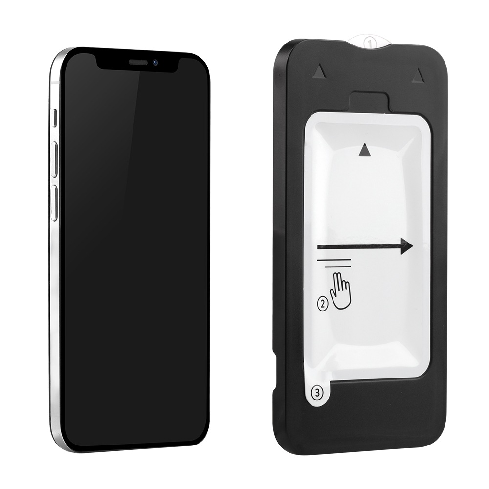 iPhone 12 mini (5.4�����) �� Ž��ߥ����� ���󤿤�3���ƥå�Ž���դ����å��դ� �����ݸ� �������饹 �Τ������ɻ�(OWL-GSIC54-PS) 