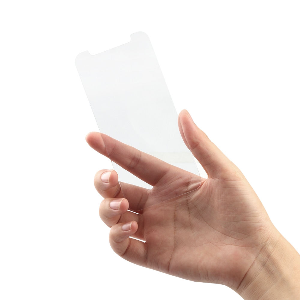 iPhone 12 mini (5.4インチ) 用 貼りミスゼロ かんたん3ステップ貼り付けキット付き 画面保護 強化ガラス 抗菌(OWL-GSIC54-AN)