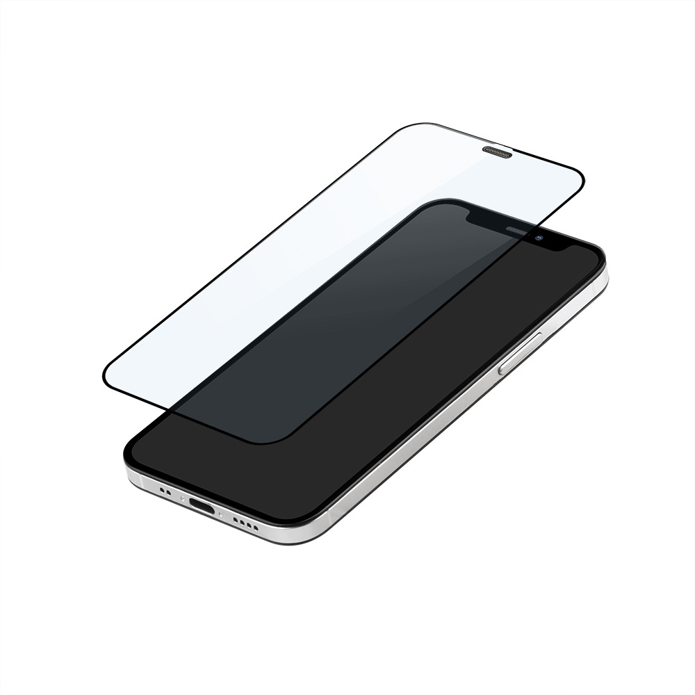 iPhone 12 mini (5.4�����) �� Ž��ߥ����� ���󤿤�3���ƥå�Ž���դ����å��դ� �����ݸ� �������饹 �����֥롼�饤�ȥ��å�(OWL-GSIC54F-BC) 