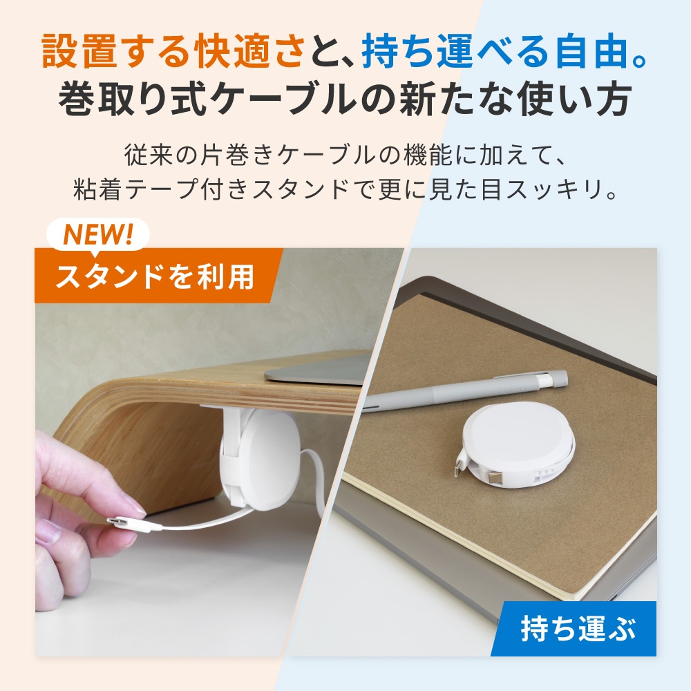 ��������դ� �Ұ�������꼰 katamaki PD60W���š��ǡ����̿��б� ���٥��󥵡���� Type-C to Type-C�����֥� 1.2m OWL-CBKRDCC12-WH