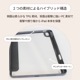 iPad Air (M2)11ˡiPad Air54ˡ10.9б ޥͥåȥС 3Way (OWL-CVIG1101)