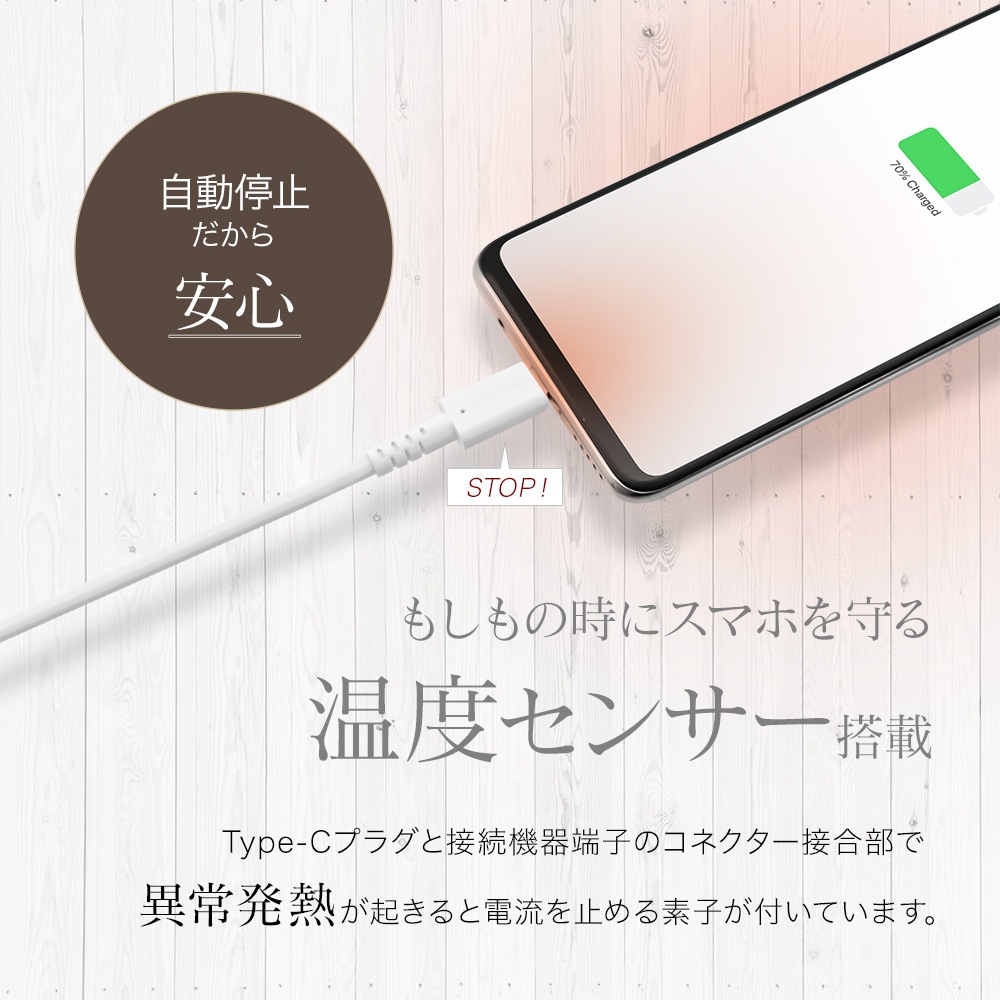 ���餫���������˶��� USB Type-C to USB Type-C�����֥� 50cm(OWL-CBKCCS5)