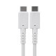 やわらかくて断線に強い USB Type-C to USB Type-Cケーブル 2m(OWL-CBKCCS20)