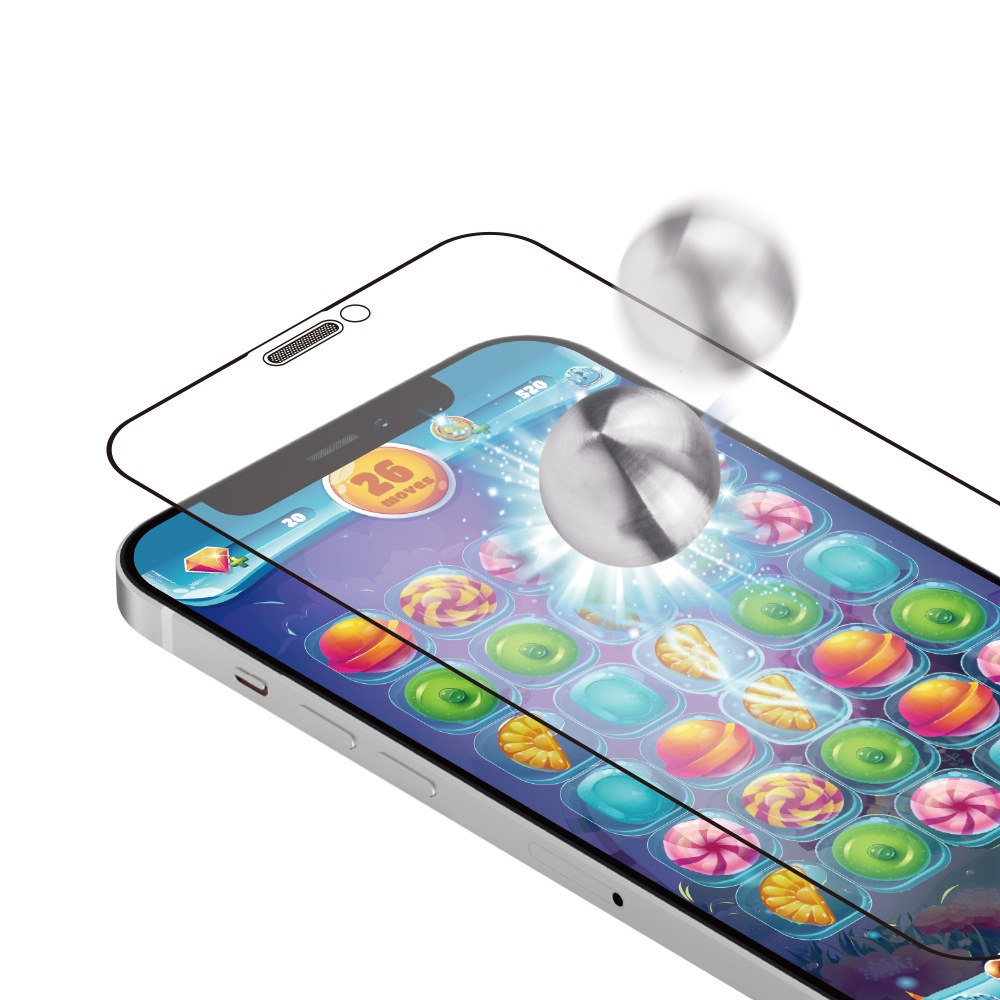 iPhone 12 mini (5.4�����) �� Ž��ߥ����� ���󤿤�3���ƥå�Ž���դ����å��դ� �Ѿ׷� �ȥ�ץ륹�ȥ��� �����ݸ� �������饹 �ޥå�(OWL-GUIC54F-AG) 