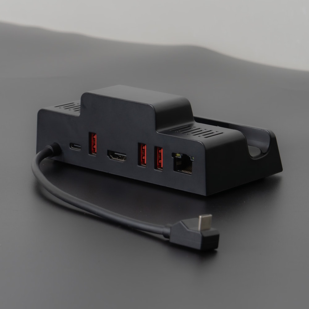 【アウトレット】USB 10Gbps対応 USB Type-A×3 USB Type-C×1 LAN×1 HDMI×1 ポータブルゲーミングPC用 マルチポートドック 【OWL-GAMEDOCK01】