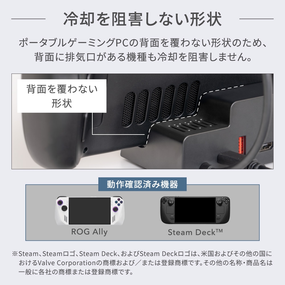 【アウトレット】USB 10Gbps対応 USB Type-A×3 USB Type-C×1 LAN×1 HDMI×1 ポータブルゲーミングPC用 マルチポートドック 【OWL-GAMEDOCK01】
