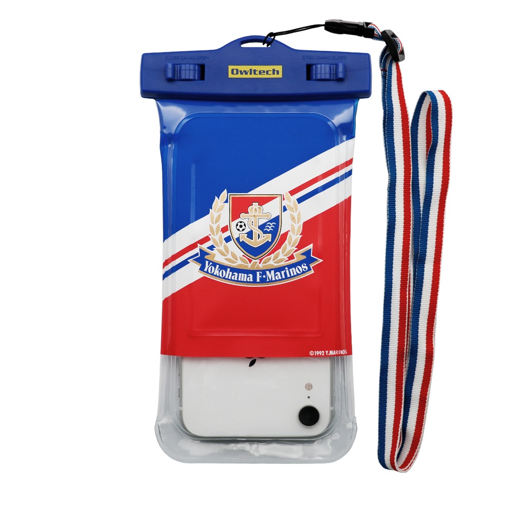 横浜f マリノスデザイン 防水スマホケース 宅c Yfm Wpcsp18 オリジナルグッズ 横浜f マリノスグッズ オウルテックダイレクト本店