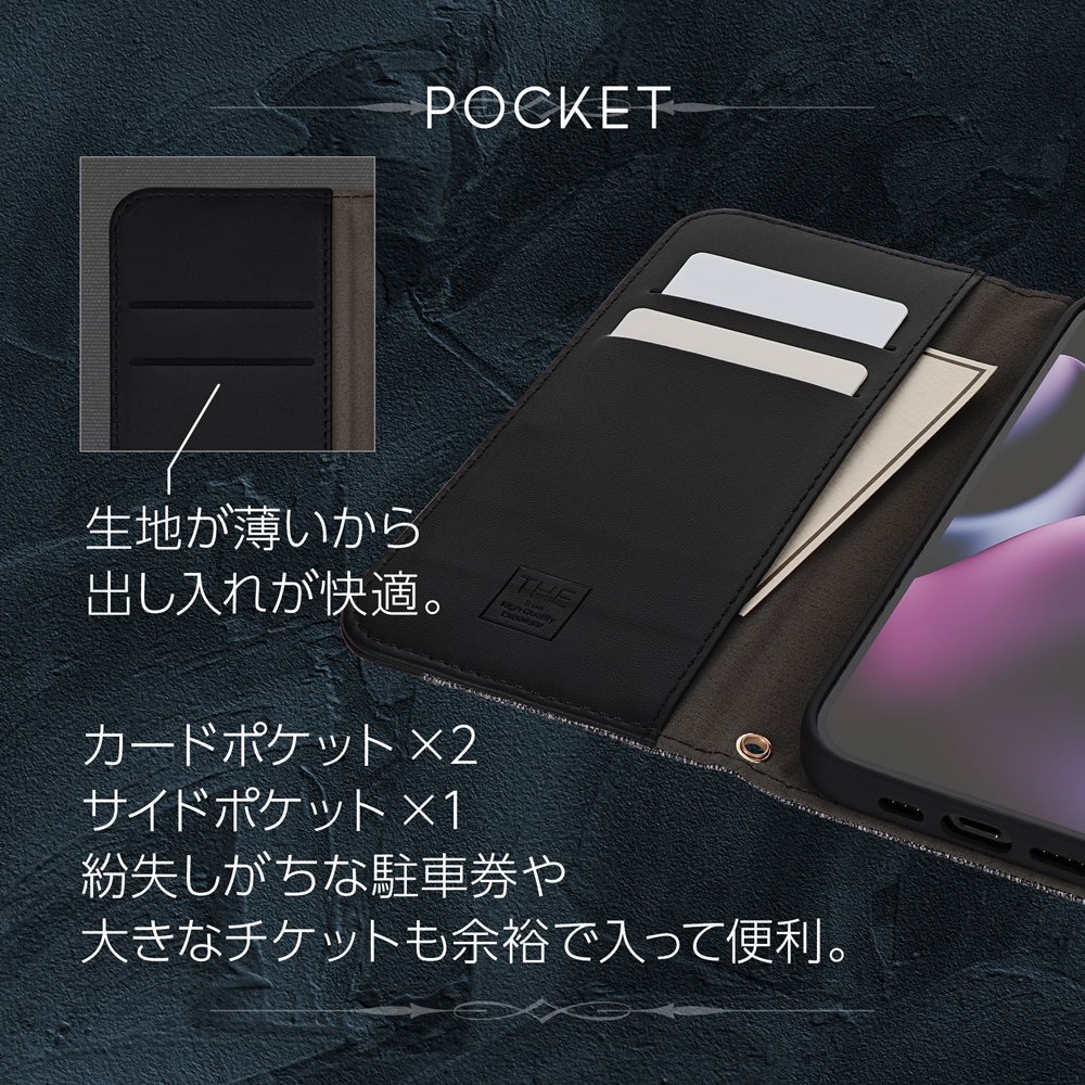 �ڥ����ȥ�åȡ�iPhone 14 Pro�� �ե��֥�å��Ǻ��PU�쥶����Ĥˤ�����ä��ǥ������Ģ�������� FLIP COVER (OWL-CVIE6103P)