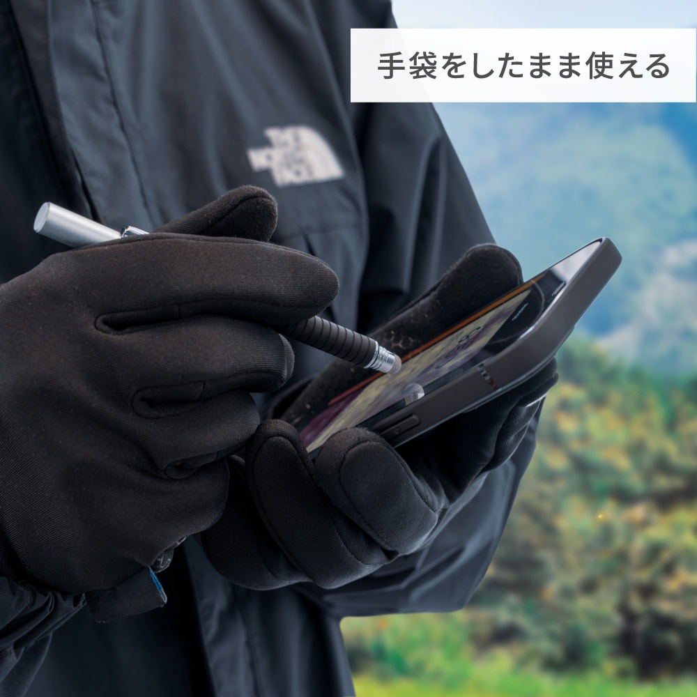 導電繊維/ディスク ペン先を使い分けられる 替え芯付 2WAY PLUS タッチペン (OWL-TPSE12)【まとめ買い対象】