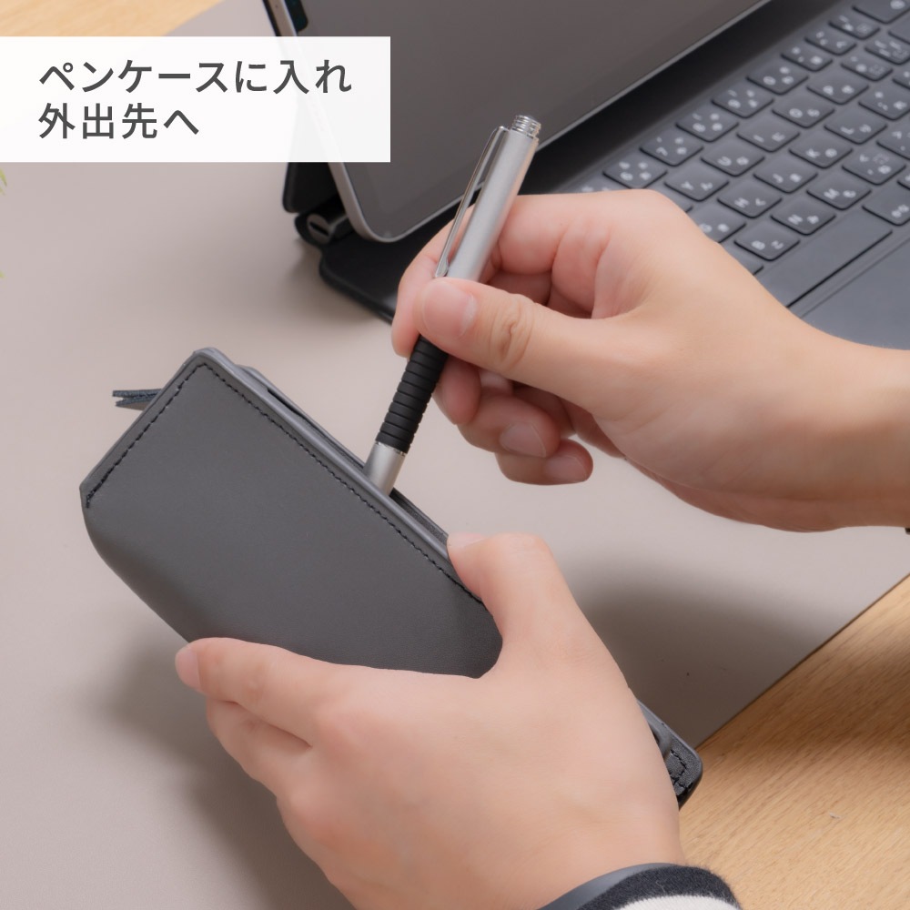 導電繊維/ディスク ペン先を使い分けられる 替え芯付 2WAY PLUS タッチペン (OWL-TPSE12)【まとめ買い対象】