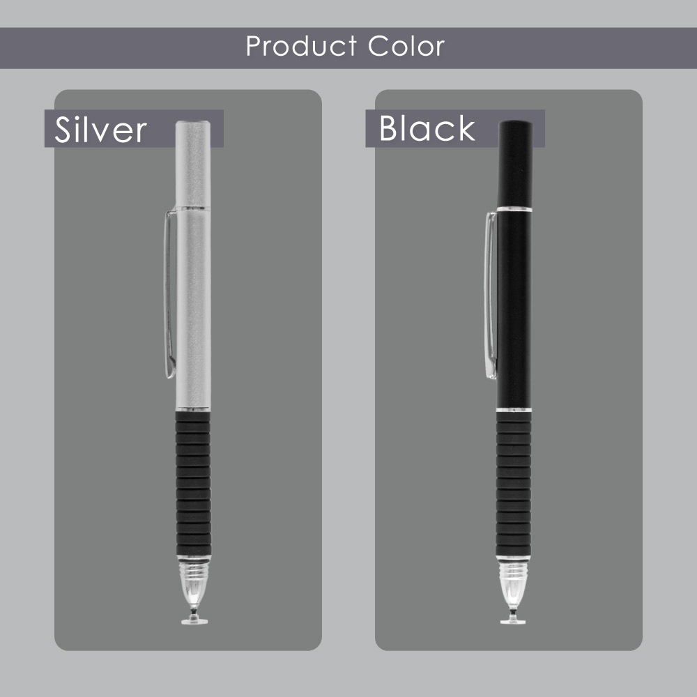 導電繊維/ディスク ペン先を使い分けられる 替え芯付 2WAY PLUS タッチペン (OWL-TPSE12)【まとめ買い対象】