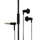 ステレオイヤホン 絡みにくいフラットケーブル ハンズフリー対応(OWL-EPMC03)