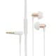 ステレオイヤホン 絡みにくいフラットケーブル ハンズフリー対応(OWL-EPMC03)