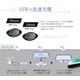 【アウトレット】スマホとiPhoneを置くだけで急速充電 Qi ワイヤレス充電器 QC2.0対応(OWL-QI10W02-BK)